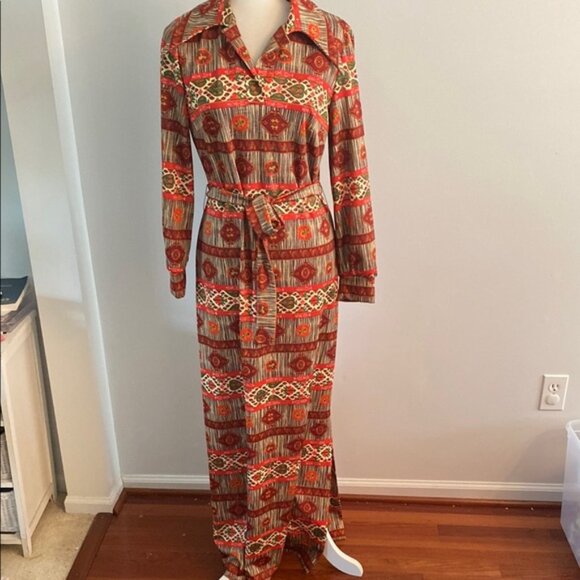Kay Windsor VINTAGE 60’s/70’s maxi dress - Picture 1 of 14